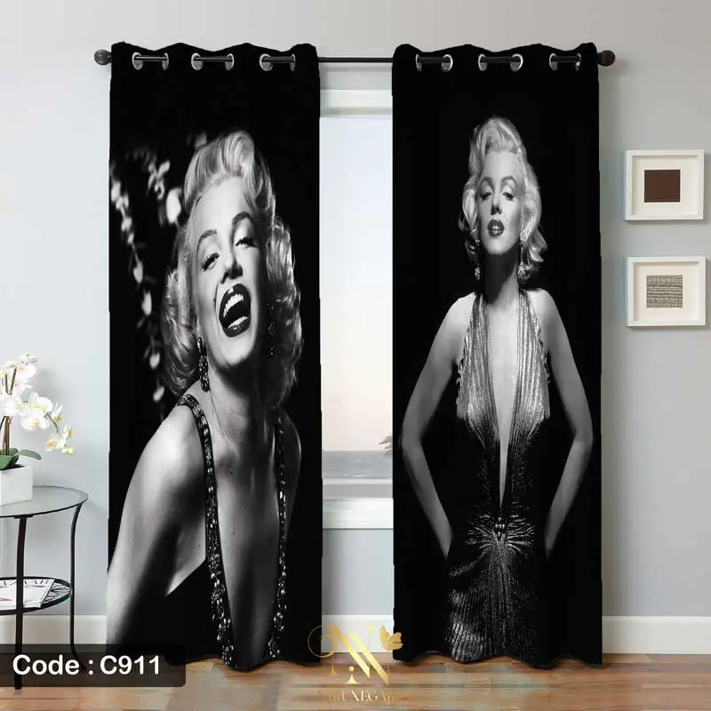 پرده چهره طرح مرلین مدل C911