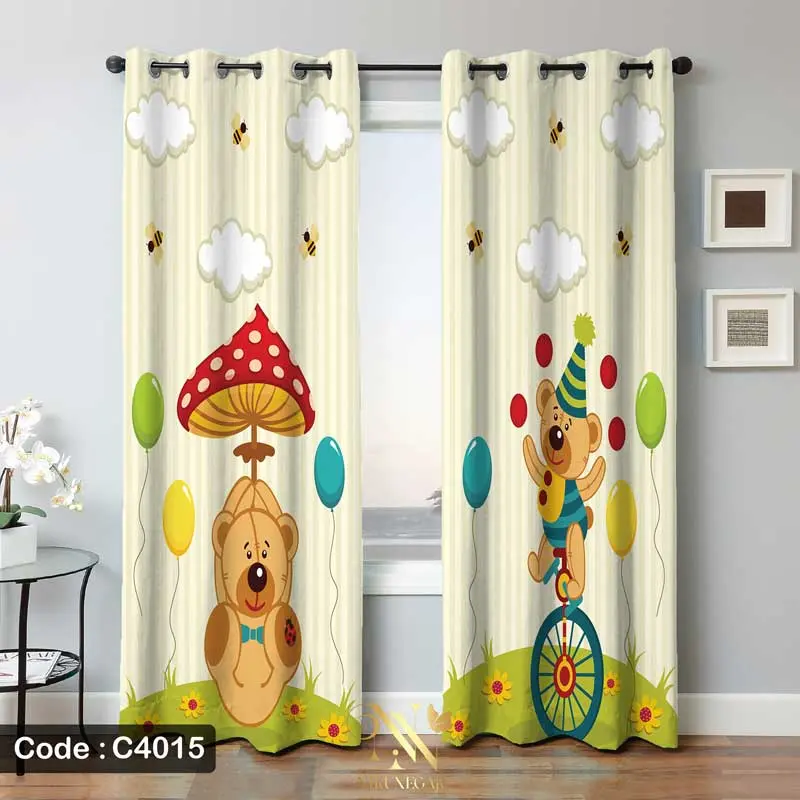 پرده پانچ پسرانه فانتزی عروسکی مدل C4015