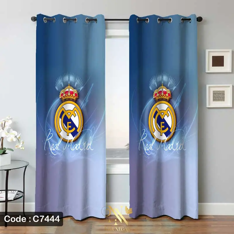 پرده پانچ ورزشی طرح رئال مادرید C7444