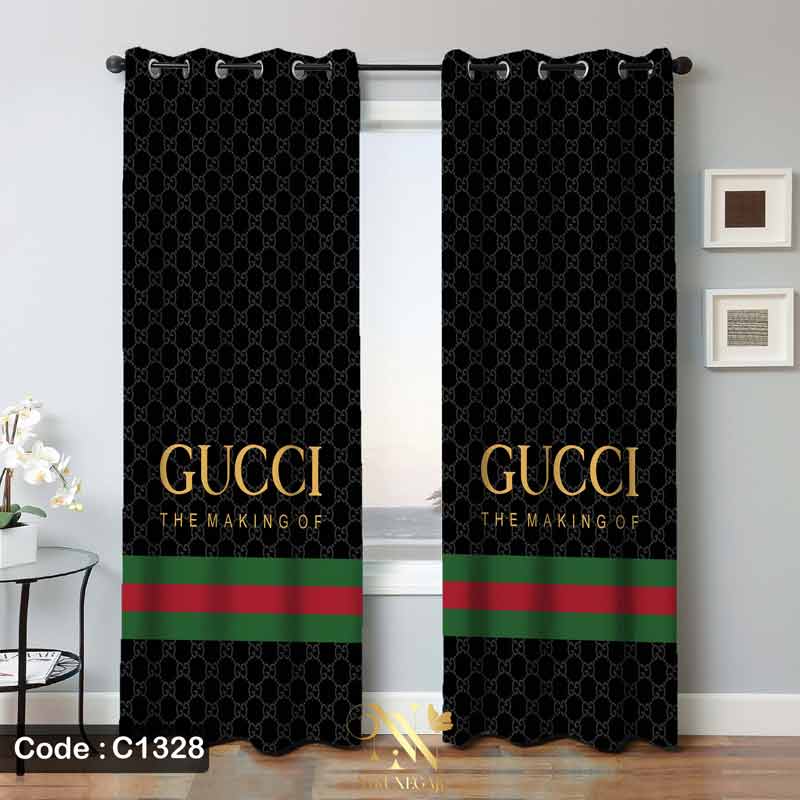 پرده پانچ طرح برند گوچی مدل Gucci-C1328