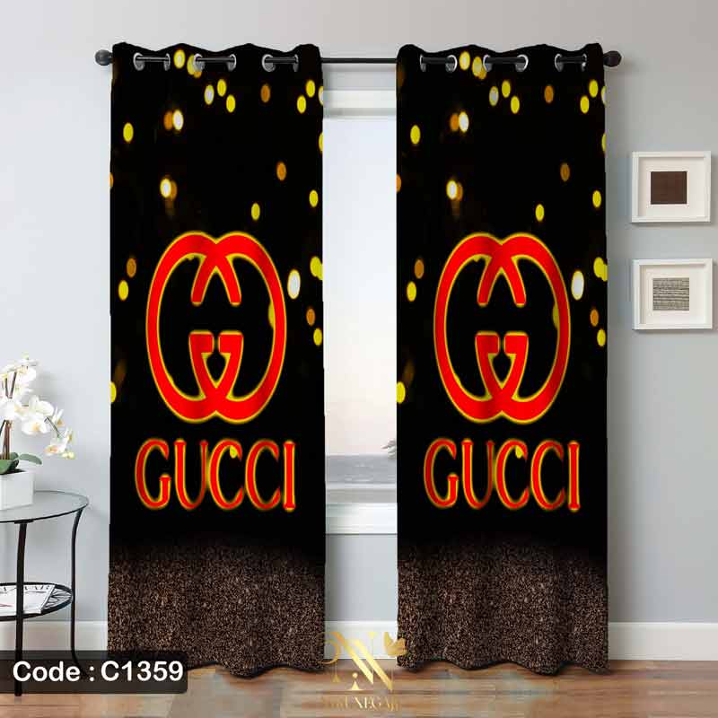 پرده پانچ طرح برند گوچی مدل Gucci-C1359