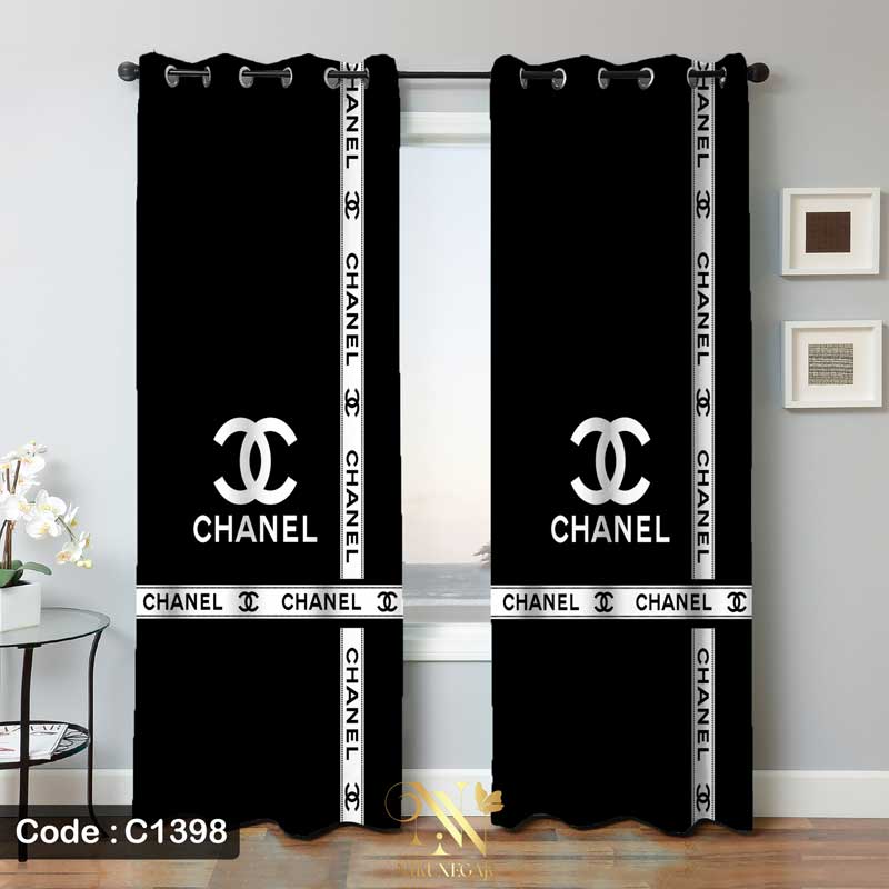 پرده پانچ طرح برند شنل Chanel-C1398