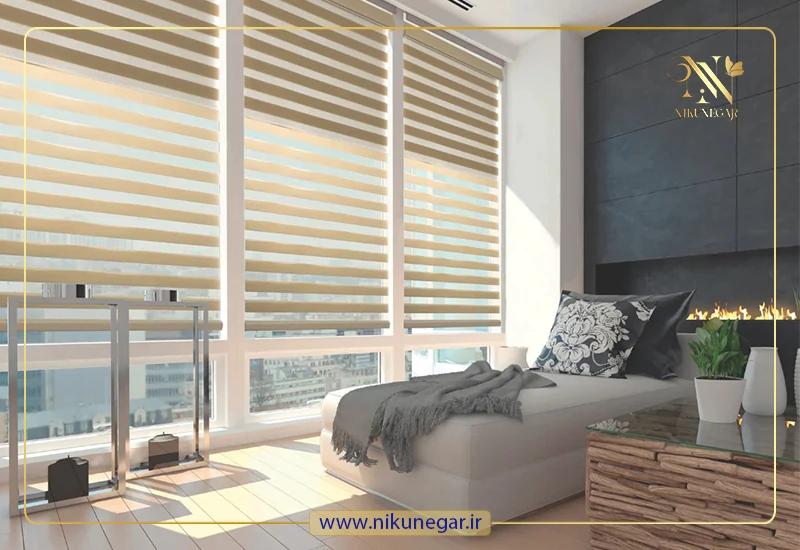 ترندهای رنگی پرده زبرا